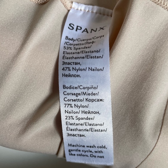 Spanx Thinstincts Tank Shape Wear Beige Size 2X - Picture 6 of 6